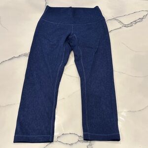 Lululemon navy specked leggings size 6